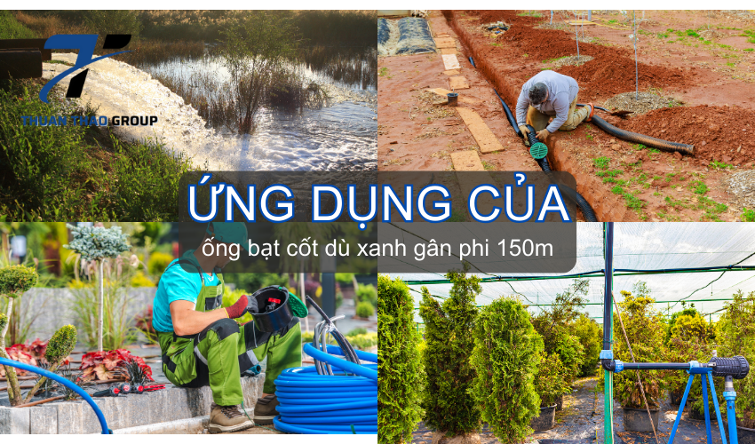 Ứng dụng của ống bạt cốt dù xanh gân và lợi ích vượt trội