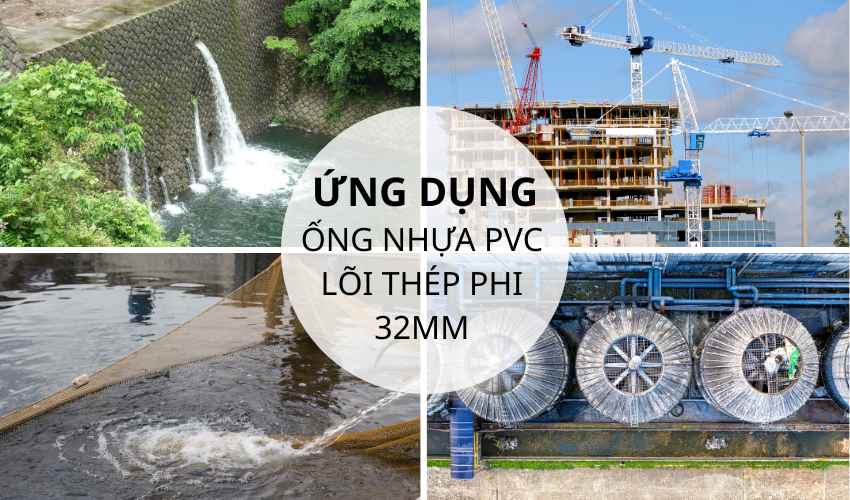 Ứng dụng của ống nhựa pvc lõi thép phi 38mm