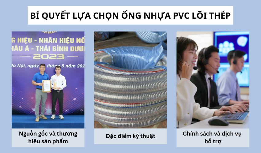 Lựa chọn ống nhựa PVC lõi thép phi 42mm