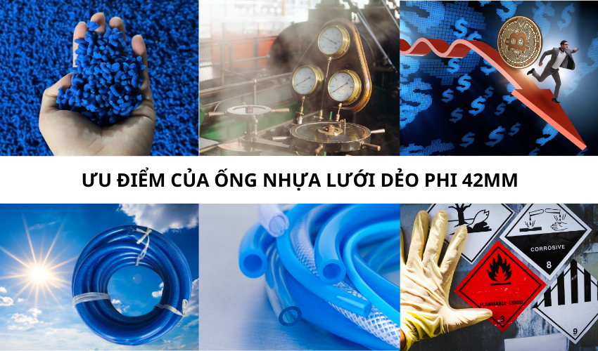 Ưu điểm của Ống nhựa PVC lưới dẻo phi 42mm